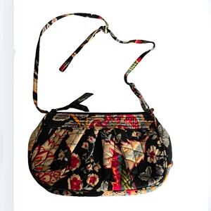 VERA BRADLEY Maggie In Versailles Floral Crossbody Purse Retired Print Bag